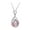White, variant on Women's Flash Zircon Geometric Pendant Necklace Collection - Shiny Inlaid Zircon Jewelry for Every Occasion
