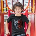 thumbnail image 3 of Tee Hunt Gothic Demon Angel Skull Kid's T-Shirt Horror Nightmare Halloween Boys Girls Tee, 3 of 5