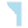 thumbnail image 6 of Ekena Millwork 161" Bottom Width x 165 1/4" Top Width x 5 1/2"H x 1 3/4"P Stafford Crosshead, 6 of 24