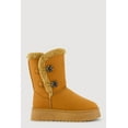 thumbnail image 2 of Women's Faux Suede Button Loop Platform Boots, 2 of 3