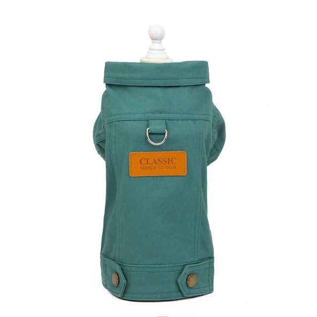 Ropa para mascotas, ropa para perros, otoño e invierno, ropa para mascotas, traje vaquero, color vaquero