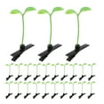 thumbnail image 1 of 80 pinzas para el pelo con brotes de soja, accesorios para el pelo con plantas 3D, pinzas para el pelo DIY, bonitas horquillas de hierba para el hogar, fiestas y sombreros, 1 of 8