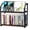 Brown, variant on 2-Tier CD Holder, CD Storage Shelf for Display, CD Organizer with Dispay Top Shelf, Premium CD Rack for Home & Office, Holds Up to 60 Standard, Ideal for Music Enthusiasts (Yellow)