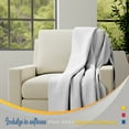 thumbnail image 3 of Color Sense 100% Cotton Waffle Weave Throw Blanket- Lightweight, Soft and Warm for Couch, Sofa and Bed- Full/Queen (90"X90") White, 3 of 7