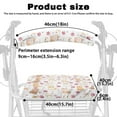 thumbnail image 6 of Jiueut Heart Cat Medical Products Rollator Walker Seat & Back Cover for Women 2 Piece Rollator Walker Seat and BackRest Cover with Cats Removable Walker Seat Cushion Cover, 6 of 7