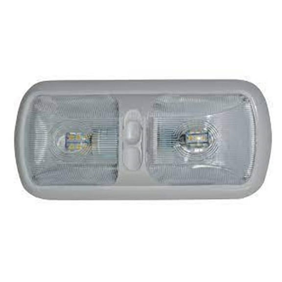 500K 430 Lumens Eurostyle Double Dome LED Light, Bright White