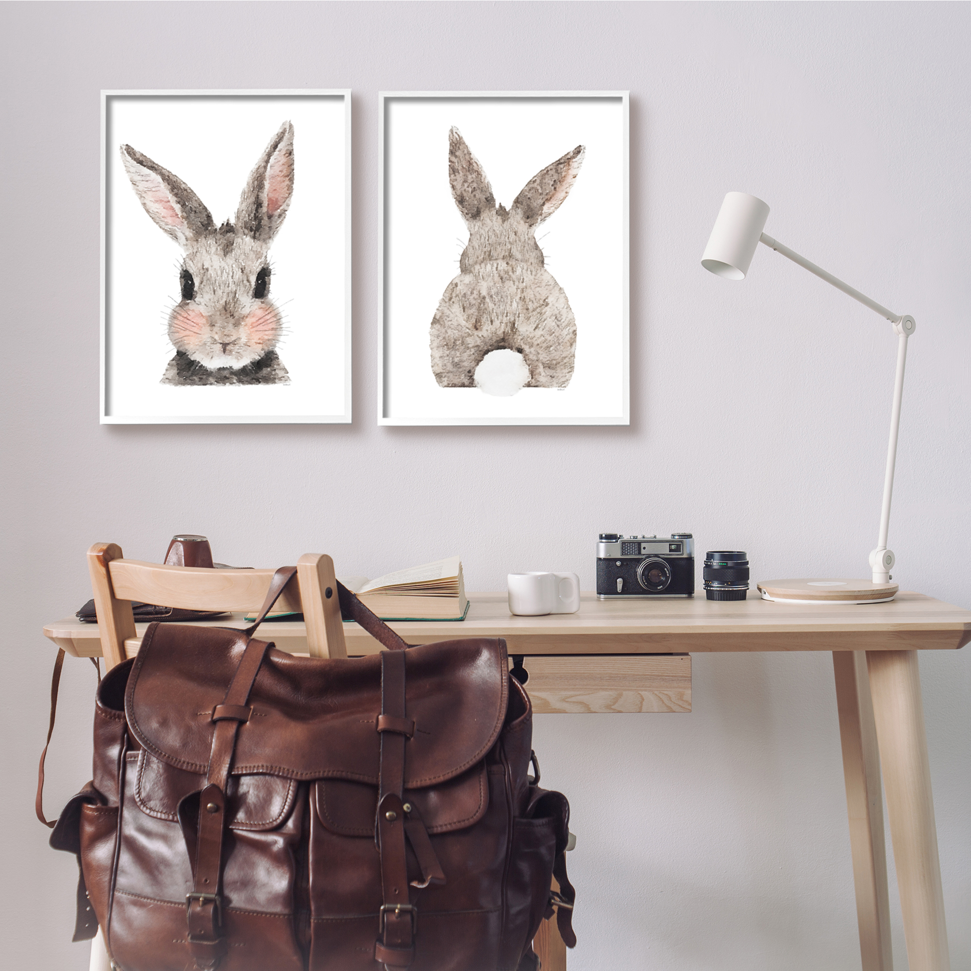 Stupell Indtries Adorable Bunny Cotton Tail Kid's Rabbit Blhing,16 x 20,Design by Amanda Greenwood