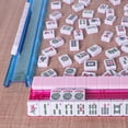 thumbnail image 4 of Juego de mahjong americano TIASUSAN 166 fichas rosas con bolsa, 4 of 8
