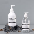 thumbnail image 4 of Botella de loción de hombro redondo de plástico PET de 300 ml/500 ml, botella de champú, materiales de embalaje de cosméticos embotellados, 4 of 5