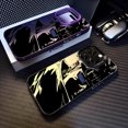 thumbnail image 5 of Funda de teléfono de Anime para Apple iPhone 16, 15, 14 Plus, 13, 12, 11, iPhone 16, iPhone 13 Pro Max, X, Xs, XR, 8, 7, cubierta dura mate plateada, 5 of 5