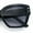 Black - Smoke, variant on Womens Star Stud Thick Temple Plastic Horned Cat Eye Fashion Sunglasses Black - Smoke