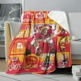 thumbnail image 2 of Football Team Color Fleece Throw Blanket Gifts for Men Women, Throw Blanket 60x50 Inches, Lightweight Warm San Football Fleece Blanket for Sofa Bed Couch Living Room Chair, 2 of 6