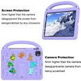 thumbnail image 5 of ELEHOLD Case for Apple iPad 10th Gen, Fun Animal Design EVA Durable Case with Handle & Stand & Strap, Easy Carry for Children,Purple, 5 of 9