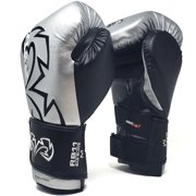 RIVAL Boxing RB11 Evolution Hook and Loop Bag Gloves - Large - Silver