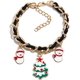 thumbnail image 1 of Pulsera de cadena de Navidad JAMW Pulsera con colgante de árbol ajustable para niñas, 1 of 4