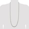thumbnail image 2 of Diamond2Deal 925 Sterling Silver 4.75 mm Diamond-cut Rope Chain Necklace for Mens 36", 2 of 7