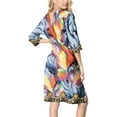 thumbnail image 4 of HAPPY BAY Women's Bathing Suit Cover ups Oversized Tunics 6-8 Dustyblue-AC159, 4 of 5