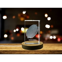 Tambourine 3D Engraved Crystal 3D Engraved Crystal Keepsake/Gift/Decor/Collectible/Souvenir