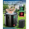 thumbnail image 6 of Ice Bath Tub for Athletes,Cold Plunge Tub Outdoor with Water Chillers,186Gallon Inflatable Portable Ice Bath Cold Water Therapy Plunge Pool,Large Ice Tub for Cold Dippers at Home, 6 of 7