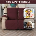 thumbnail image 4 of Y YUNHSOM Waterproof Stretch Recliner Chair Covers, Stable Washable Slipcovers Chair Protectors for Home, Kitchen, Office (Red,23 In), 4 of 7