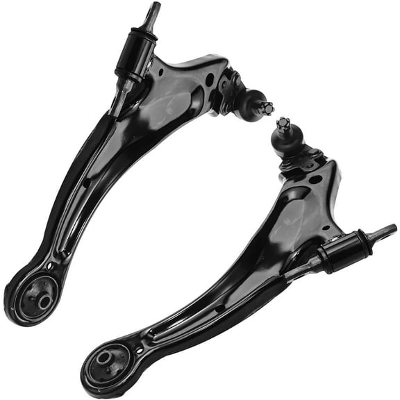Detroit Axle - Front Lower Control Arms and Ball Joints for 1998-2003 Toyota Avalon Sienna Solara, 2pc Control Arms w/Ball Joints Pair Assembly 1999 2000 2001 2002 Replacement