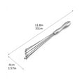 thumbnail image 3 of Huayishang Kitchen Slicer Stainless Steel Glass Bead Whisk Hand Mixer 12 Inches, Kitchen Essentials Clearance Sale, 3 of 5