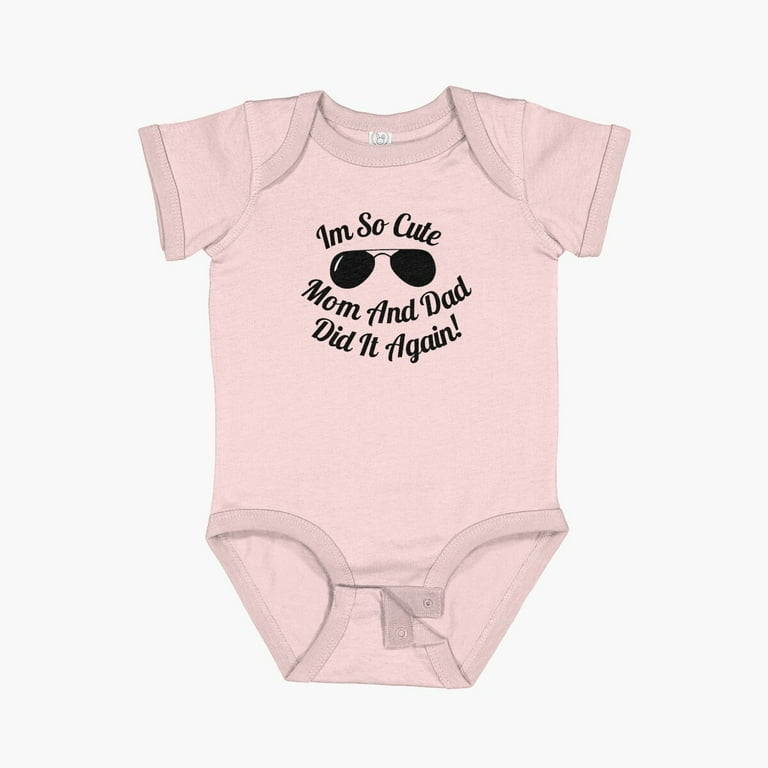 Luvly I'M So Cute Mom And Dad Did It Again Pregnancy Announcement