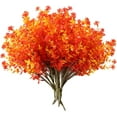 thumbnail image 2 of 20 Bundles Outdoor Artificial Flowers, UV Resistant Fake Flower with Plastic Plants Faux Silk Flower for Outside Front Porch Hanging Planter Christmas Decoration, 2 of 4