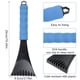 thumbnail image 4 of Muyoka Rascador de hielo para coche, antiarañazos, para el cuidado del invierno, para coche, 10 x 3,7 pulgadas, con agarre suave, herramienta de eliminación de nieve helada para camiones pequeños y co Muyoka Hogar, 4 of 7