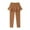 Brown, variant on BULLPIANO Little Girls Footless Leggings with Mini Ruffle Skirt Stretchy Pantskirt 3-11 Years