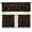 Halloween Bat Patterns, variant on Halloween Bat Kitchen Curtains and Valances 3 Piece Set,Valance Curtains for Kitchen Windows Halloween Kitchen Curtains Tiers and Valances for Cafe Living Room Window Decoration