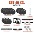 thumbnail image 2 of Mancuernas Ajustables Set 40 Kg Altera Para Ejercicio Gym, 2 of 8