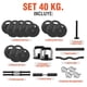 thumbnail image 2 of Mancuernas Ajustables Set 40 Kg Altera Para Ejercicio Gym, 2 of 8