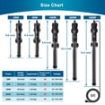thumbnail image 4 of DaToo Aquarium Heater Adjustable 50W Submersible Fish Tank Heater with Electronic Chip Thermostat Suitable for Marine Saltwater and Freshwater, 4 of 7