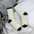 thumbnail image 5 of KLL Roosters Print Cool Socks Men's Women's Crew Socks Funny Crazy Novelty Stockings, 5 of 6