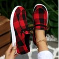 thumbnail image 5 of YOUYEDIAN Loafers for Women Fashion Print Round Toe Casual Slip On Soft Flats Versatile Outdoor Platform Canvas Walking Shoes, 5 of 5