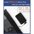 thumbnail image 7 of Heated Scarf for Men/Women with 5500mAh Battery, 7 Temperature Settings Battery Operated Heater for Winter, 7 of 7