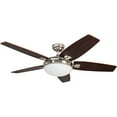 thumbnail image 1 of Open Box Honeywell Carmel Ceiling Fan, Quiet Motor & Remote Control, 48",Nickel, 1 of 12