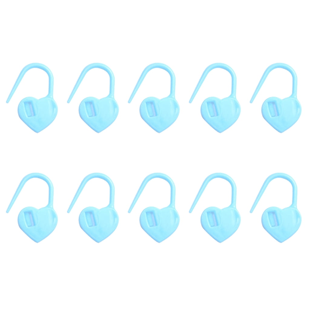 1000 Pieces Heart Shaped Knitting Markers Stitching Markers Locking Stitching Markers Easy to Use for Crochet Knitting