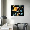 thumbnail image 4 of Orinice Planets Space Art Fine Art Aesthetic Poster & Print Wall Painting for Home Decor 16x12in, 4 of 6