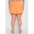 thumbnail image 4 of Womens Plus Size Airy Elastic Waist Shorts, 4 of 4