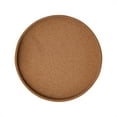 thumbnail image 3 of BIDK Home Large Round Cork Decorative Tray - 16.25" - Beige, 3 of 5