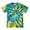 Karma, variant on Colortone Tie Dye T-Shirts Swirl Multi Colors Kids Junior Unisex Cotton