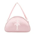 thumbnail image 4 of Bolsa de baile de ballet Yuyangstore Bolsa de gimnasio de lona pequeña con correa ajustable dulce multifuncional Rosa, 4 of 8