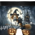 thumbnail image 4 of Happy Halloween Beagle Witch Pumpkins Bats All Over Print Boxer Briefs Underwear for Men Dad Beagles Dog Lover Gifts Idea - 13012, 4 of 6
