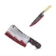 thumbnail image 1 of Cuchillo Sangriento Falso para Disfraz de Halloween, Accesorios de Decoración, Cuchillo de Plástico de Simulación, Suministro para Fiesta de Terror, 1 of 5