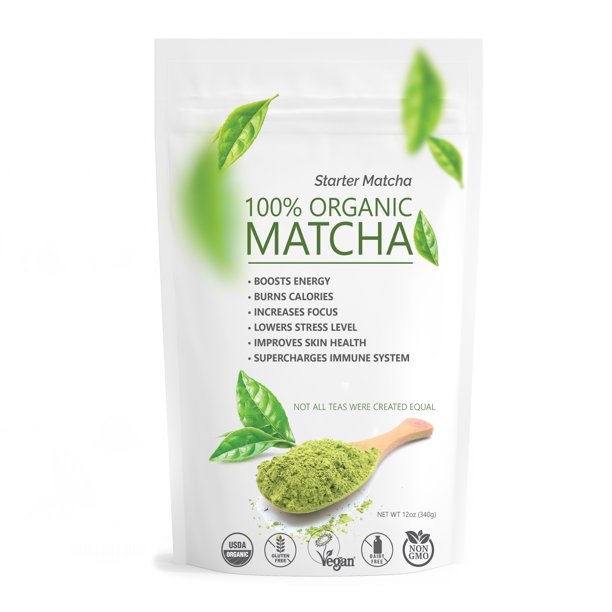 Traditional Matcha Pure Matcha Green Tea Powder 100 Organic Culinary Grade For Cooking Baking And Healthy Smoothies 12 Oz Walmart Com Walmart Com