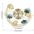 thumbnail image 2 of Large Wall Clock for Living Room Decor Decorative Wall Clock Gift 67*52cm, 2 of 14