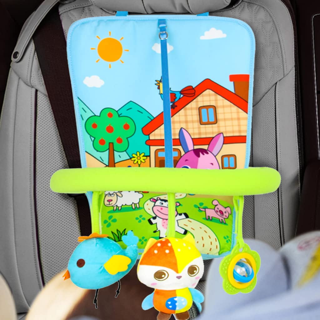 Blublu Park Rear Car Seat Toy for Infants, Baby Hanging Toys Gym