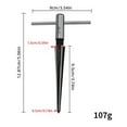 thumbnail image 4 of T-Handle Taper Reamer, Hexagonal Shank Reamer 5-16Mm, T-Handle Tapered Straight Flute Reamer, 3-13Mm, For Wood And Plastic, Precise Hole Enlarging, Meiiso, 4 of 8